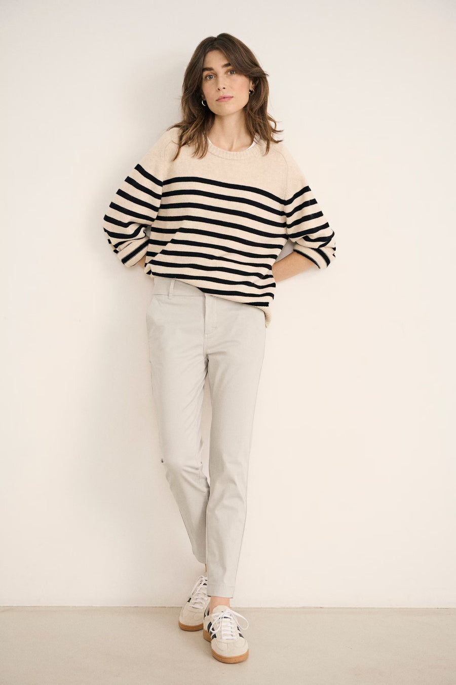 Part Two - Niaka pullover - Sort/hvid