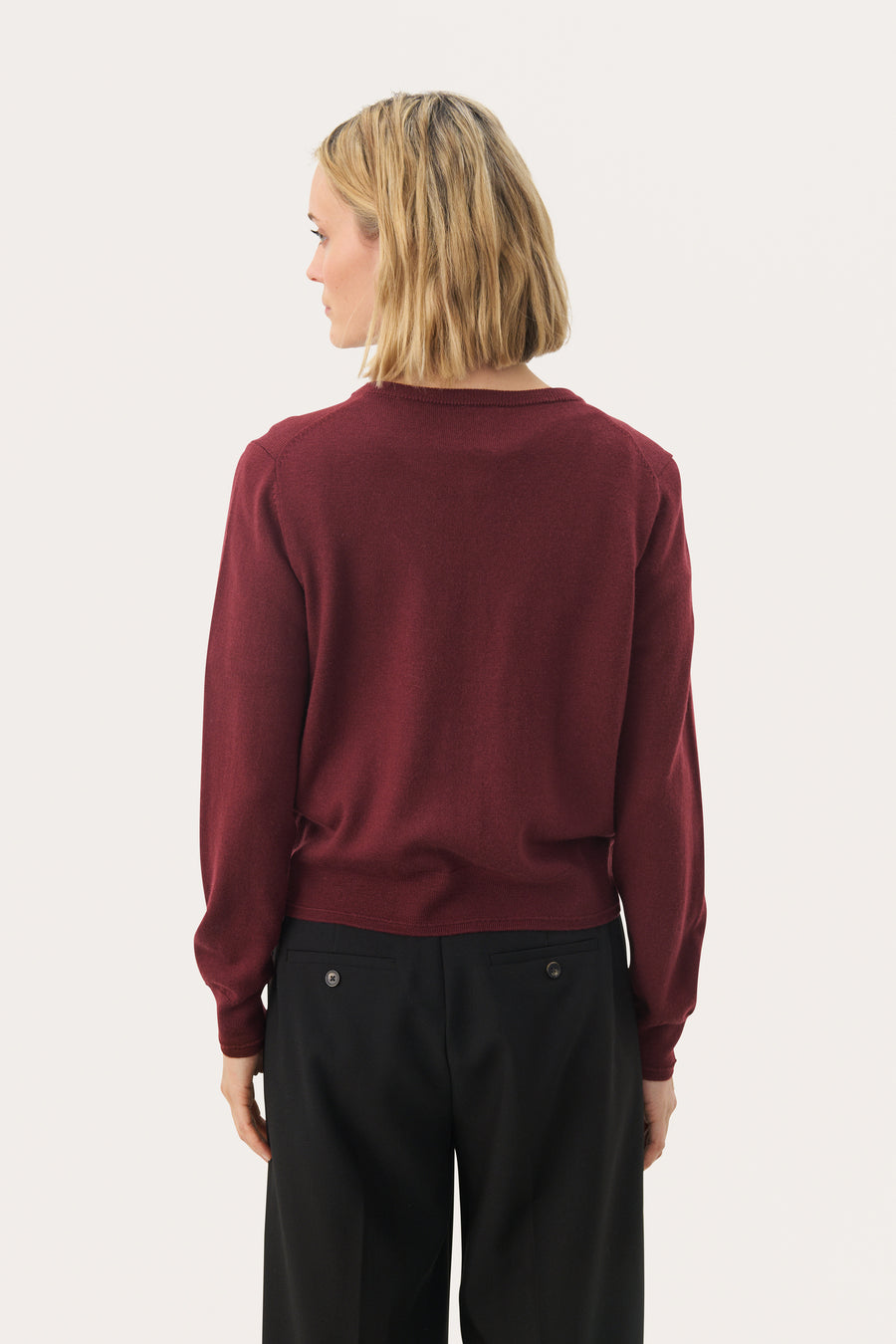 Part Two - Noelani Cardigan - Tawny Port