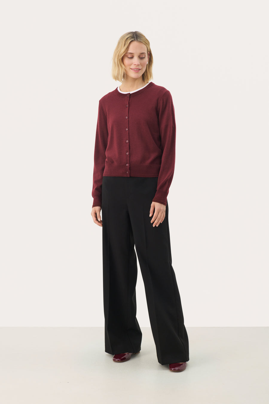 Part Two - Noelani Cardigan - Tawny Port