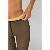 Ysabel Mora - Thermo leggings m. hjerter -160 den