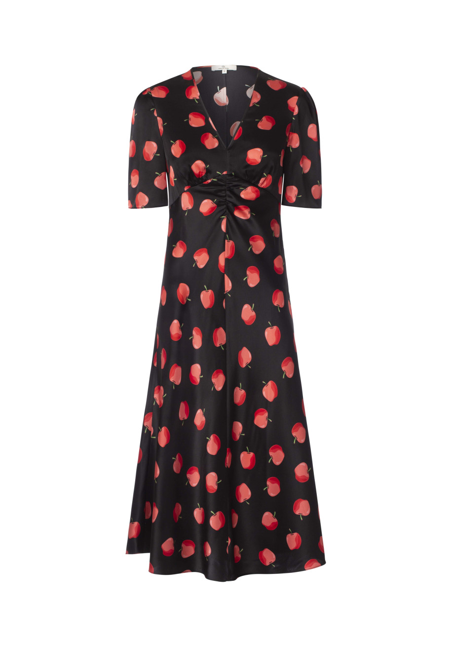 Charlotte Sparre - Smooth Dress Apples Black