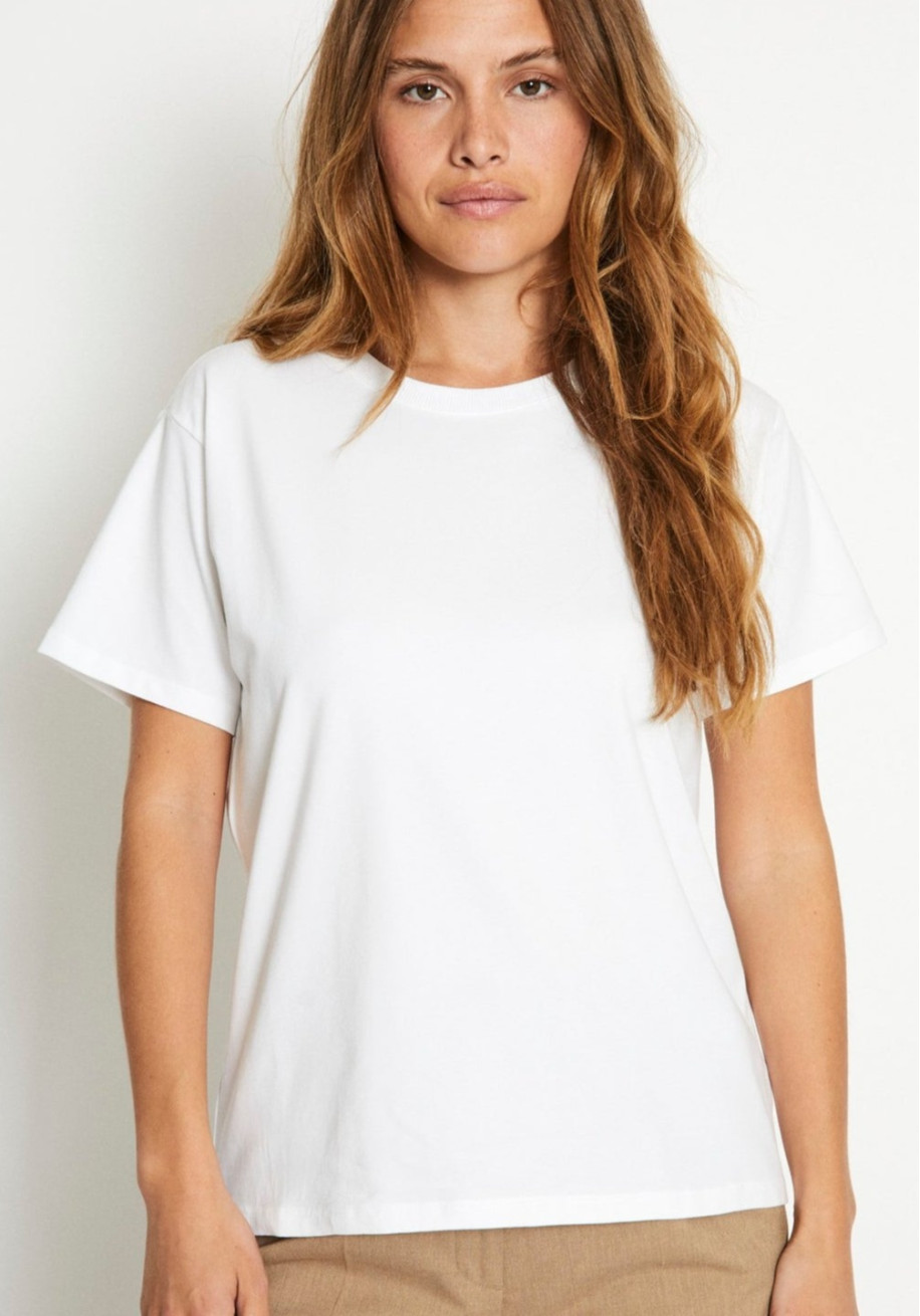 Bruun & Stengade -  Luna T-shirt - White