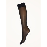 Wolford - Satin Touch 20 knæstrømpe Admiral