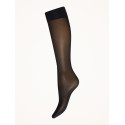 Wolford - Satin Touch 20 knæstrømpe - Admiral