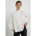 Bruuns Bazaar - Lingon Charlotta skjorte - Hvid