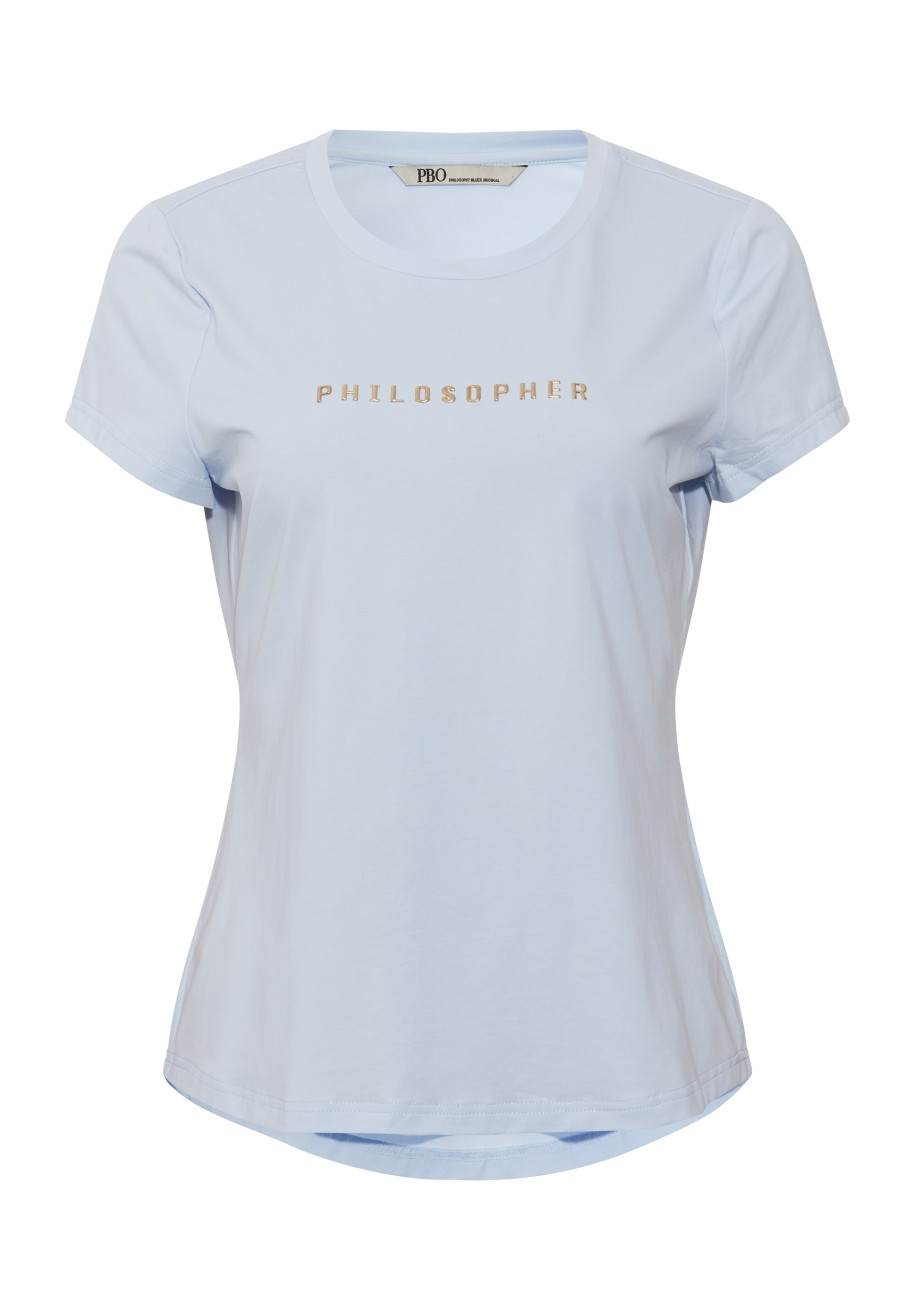 PBO - Philosopher T-shirt - lyseblå