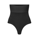 Lykkeland ateliér - High Waist g-streng - Sort