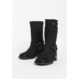 Luca kort biker boot - sort 