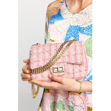 Rich & Royal - Mini tweed bag - pink