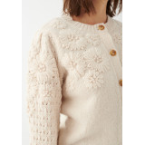 Dea Kudibal Feline cardigan - Chalk