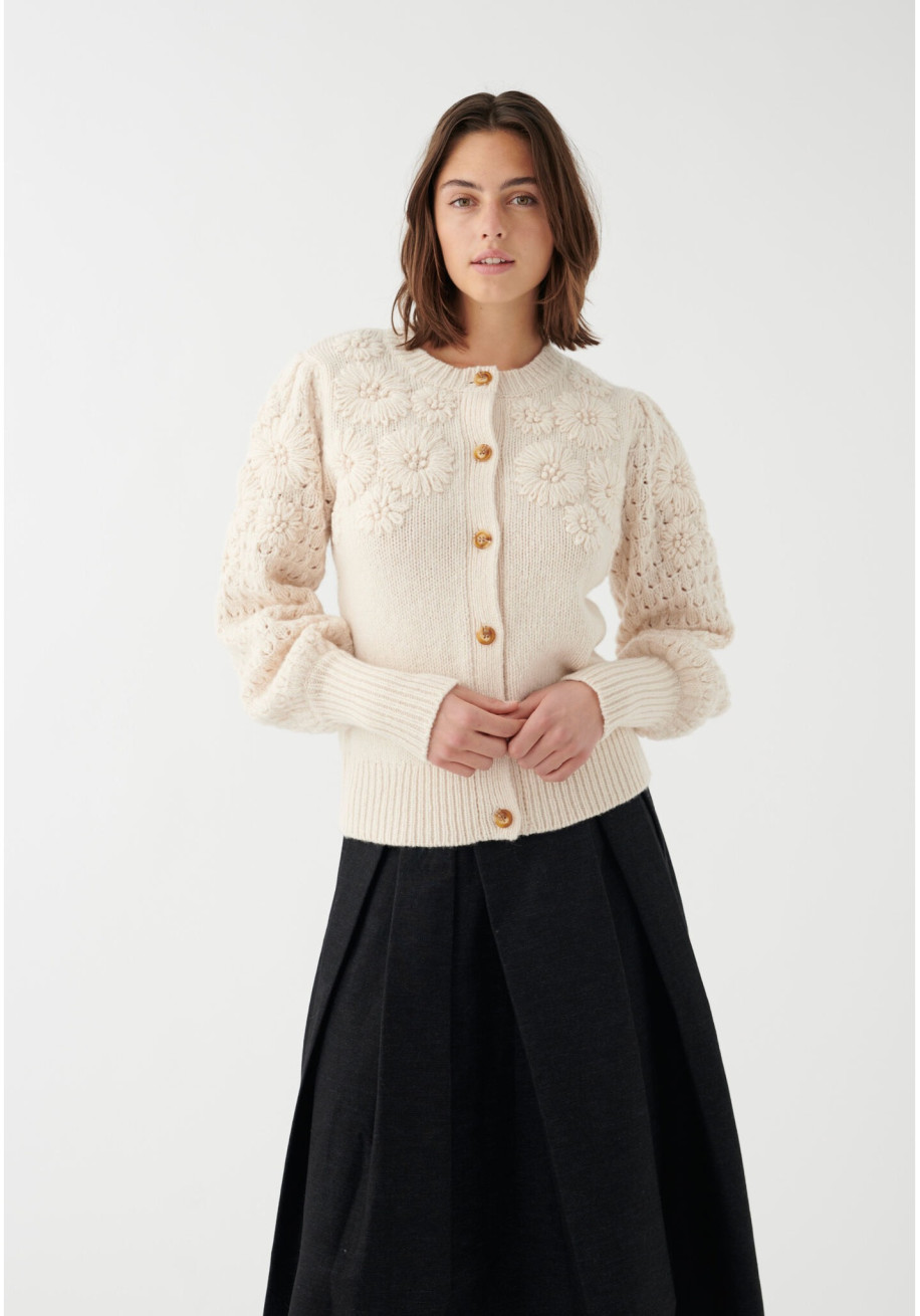 Dea Kudibal Feline cardigan - Chalk