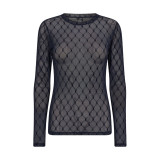 Hype The Detail - Mesh bluse - Blå