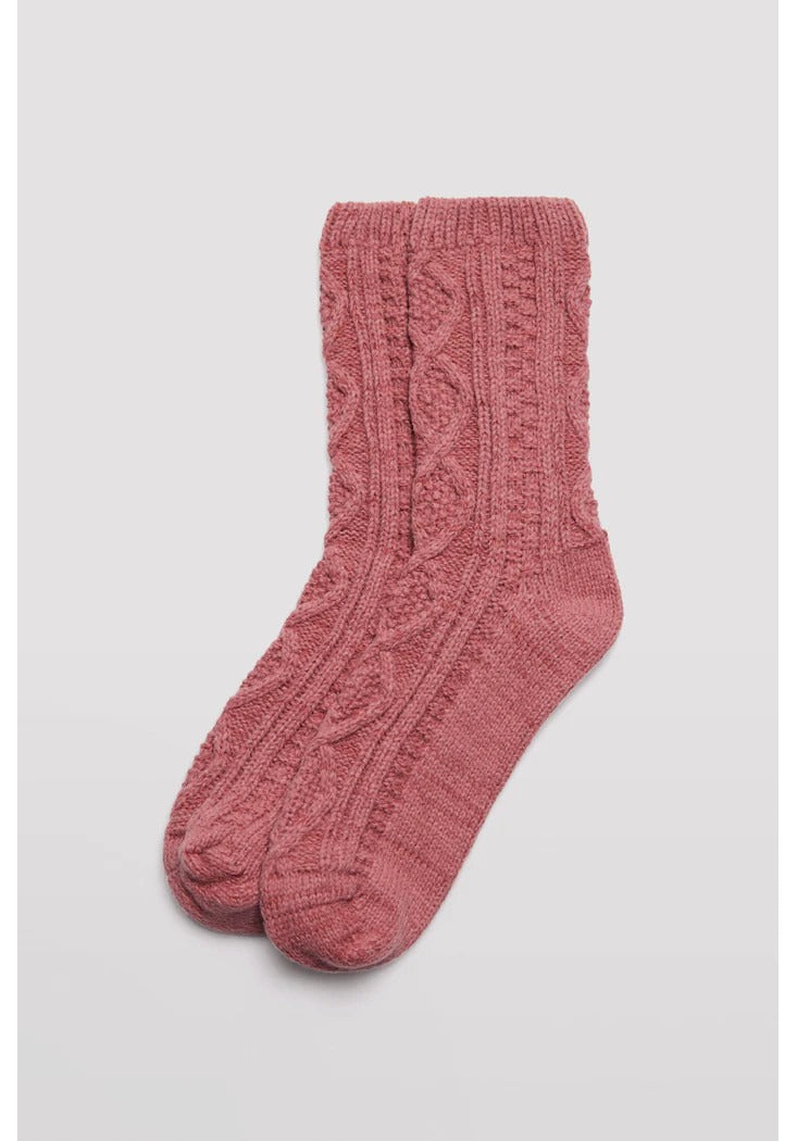 Ysabel Mora - Extra soft cuffless Sock - Rosa