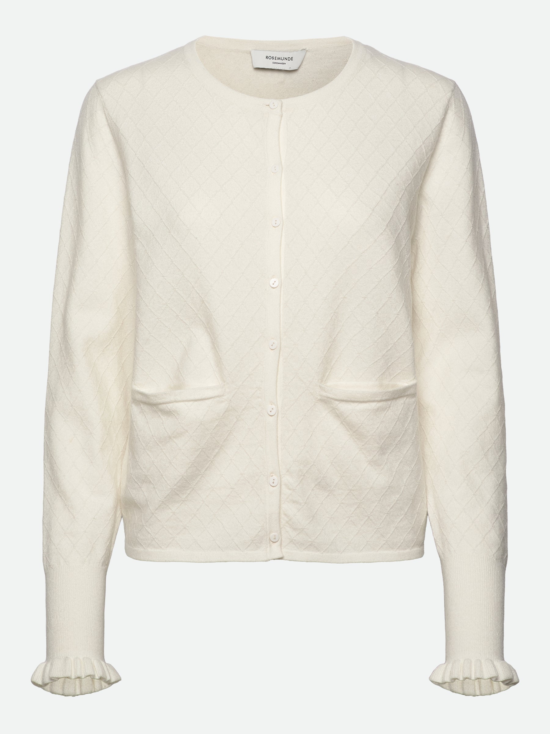 Rosemunde - Dahlia O-neck cardigan - Ivory
