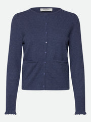 Rosemunde - Dahlia O-neck cardigan - Blue