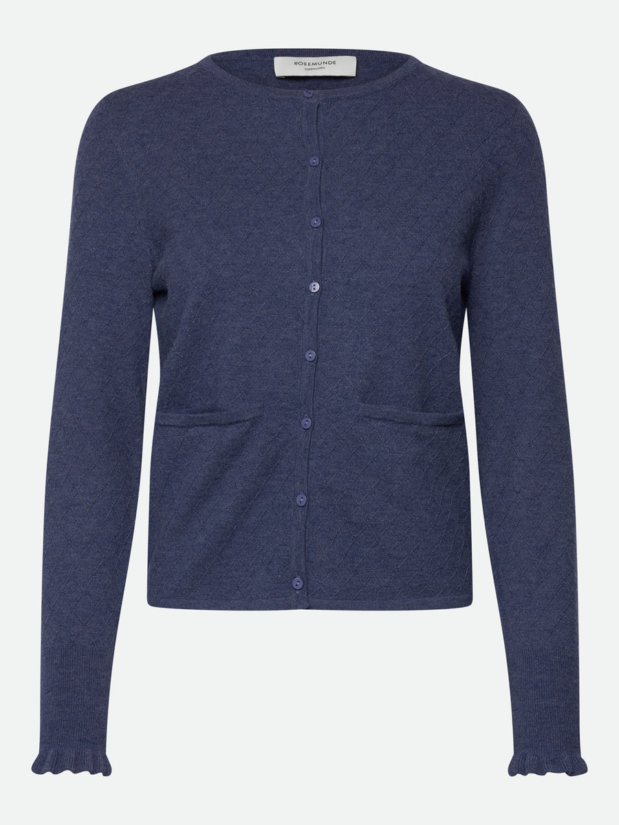 Rosemunde - Dahlia O-neck cardigan - Blue
