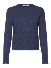 Rosemunde - Dahlia O-neck cardigan - Blue