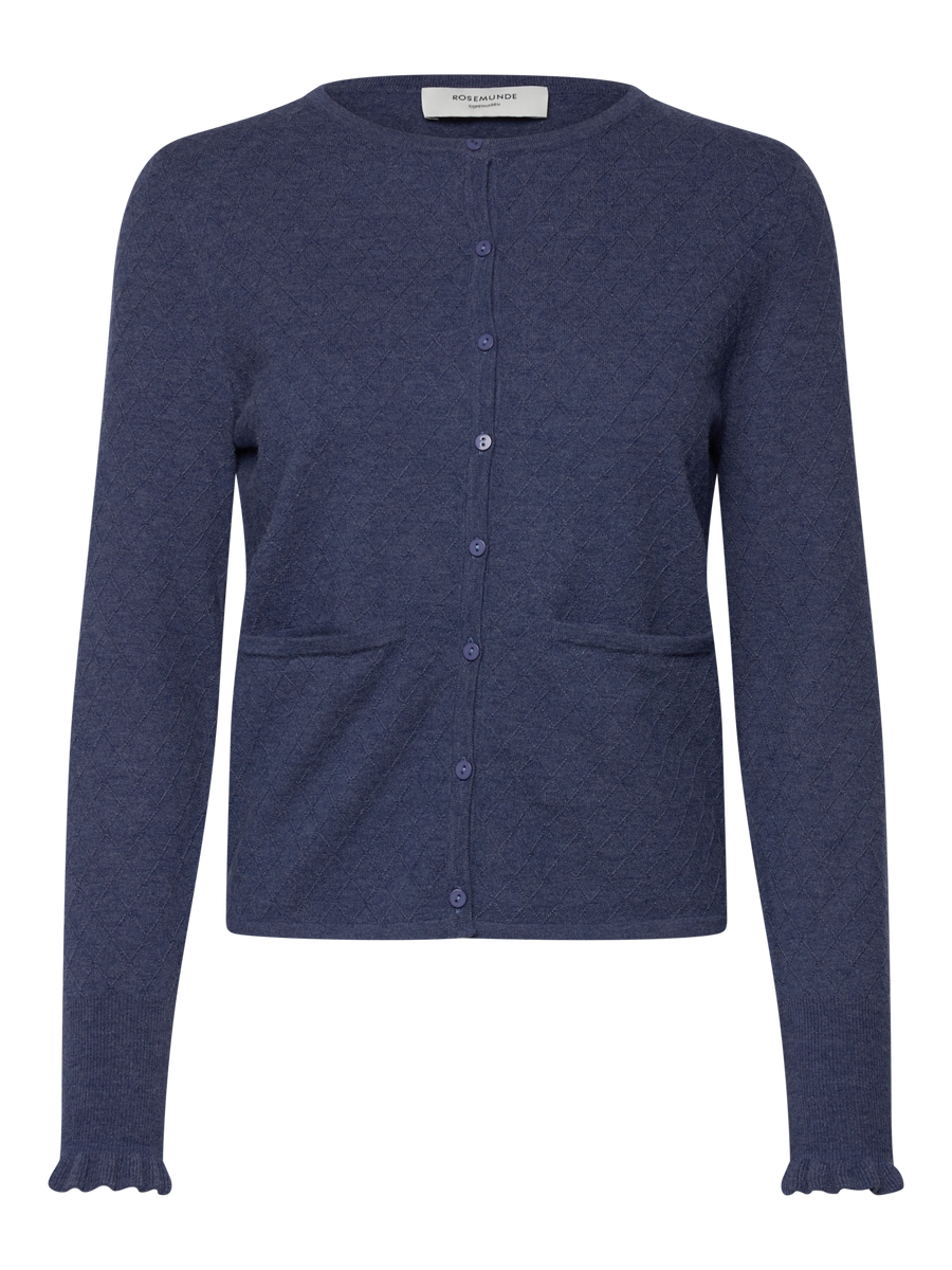 Rosemunde - Dahlia O-neck cardigan - Blue