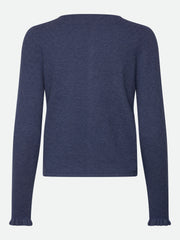 Rosemunde - Dahlia O-neck cardigan - Blue