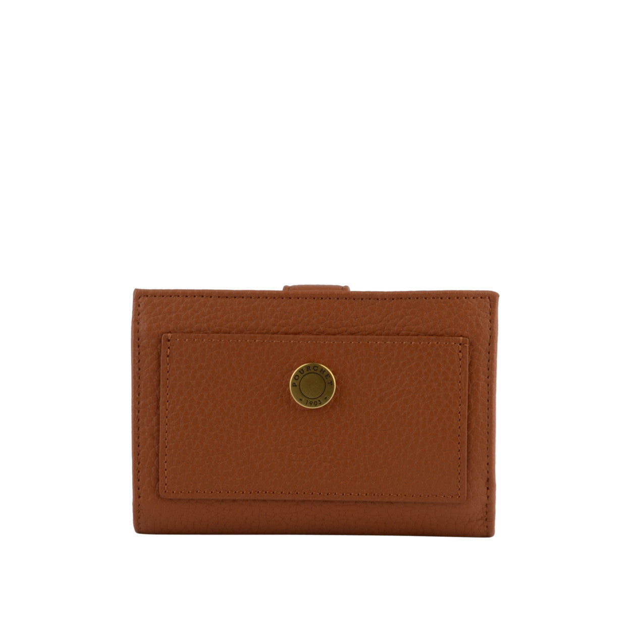 Pourchet læder wallet - Camel 