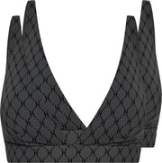 Hype the Detail - 2pak soft bra - Grey