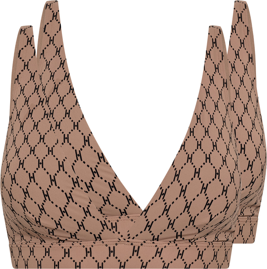 Hype the Detail - 2pak soft bra - Beige