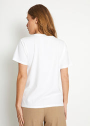 Bruun & Stengade -  Luna T-shirt - White