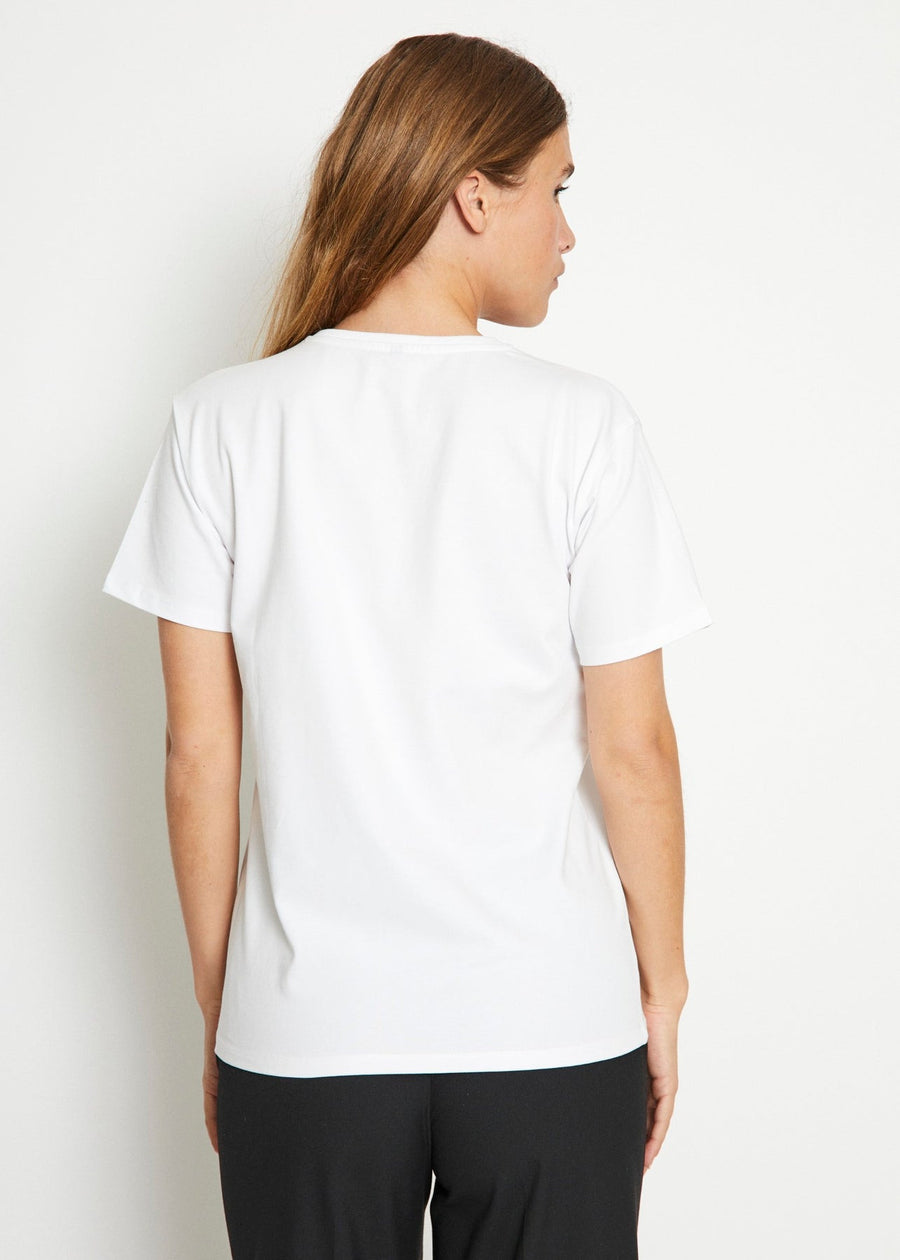 Bruun & Stengade - Adrianne Regular Fit T-shirt - White