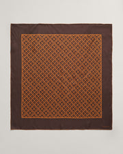 GANT - G Pattern Silk Scarf - Burnt Sugar