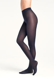 Wolford Velvet de Luxe 66 tights Admiral / blå