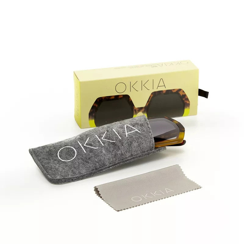 Okkia - Monica solbrille - Havanna Yellow OK015hy