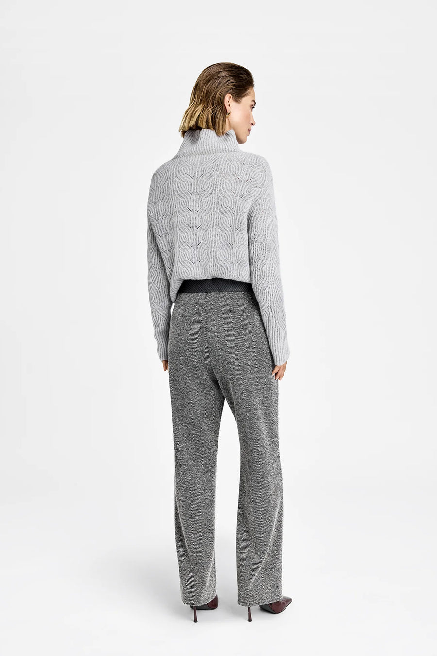 Gustav - Marit jersey pants - Black