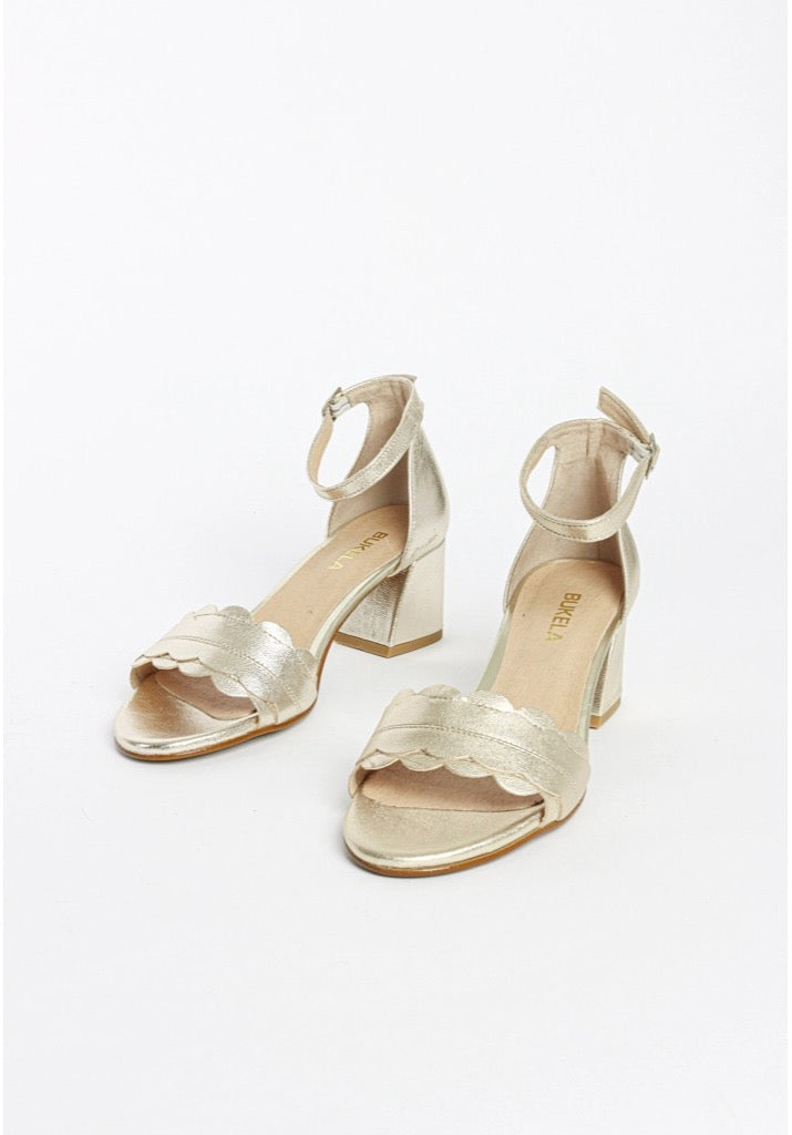 Bukela - Gro sandal - Guld metal 