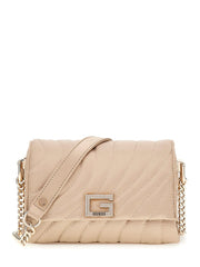 Guess Janek mini crossbody flap - creme 