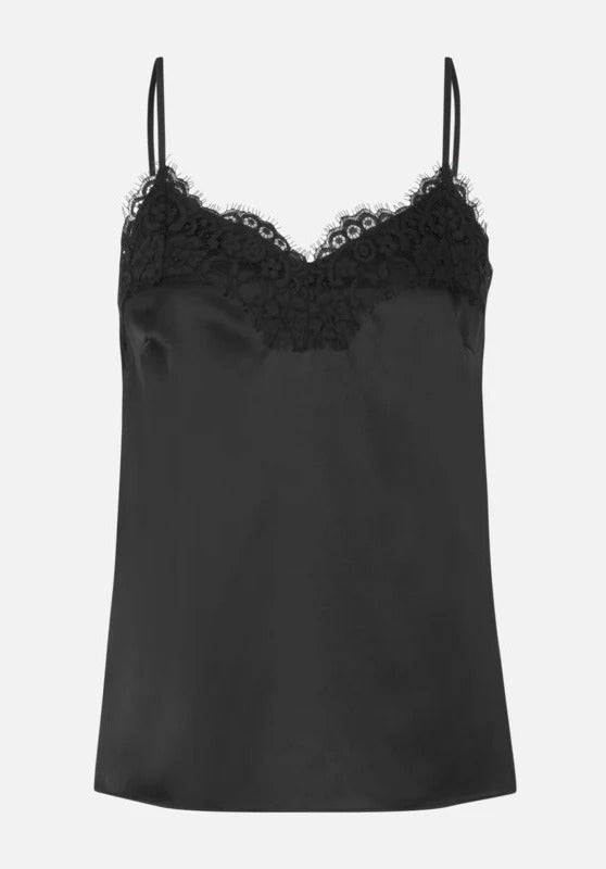 Rosemunde - Silke Chemise - sort 