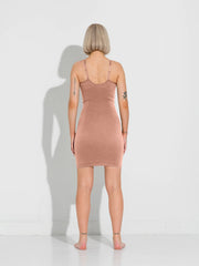 Lykkeland Ateliér - Slip Dress - Tan