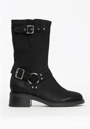 Luca kort biker boot - sort 