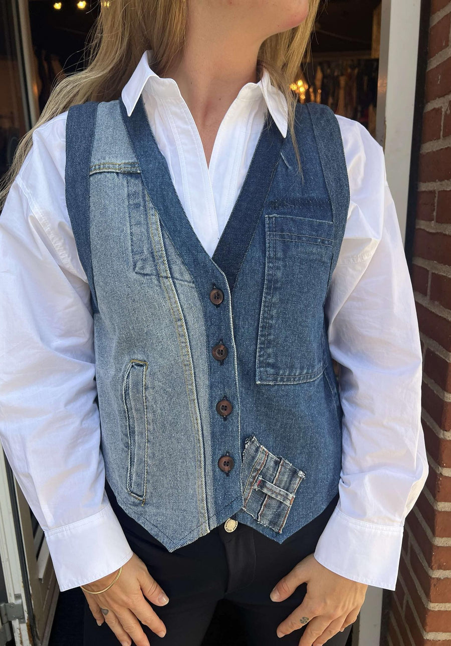 Agenda - Eya Denim Vest