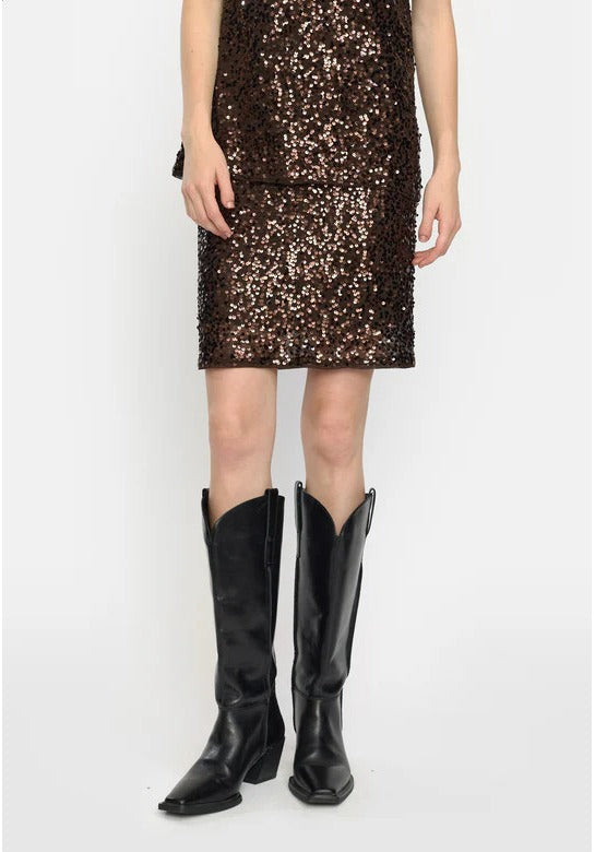 Soft Rebels - Audrey skirt - Chocolate Plum