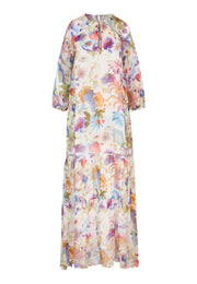 Zetadea dress - cut shoulders - Flower