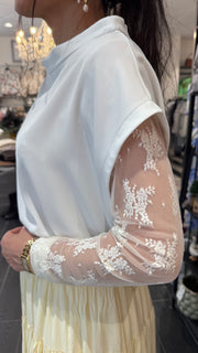 Imperial - Essential luxe top - Bianco