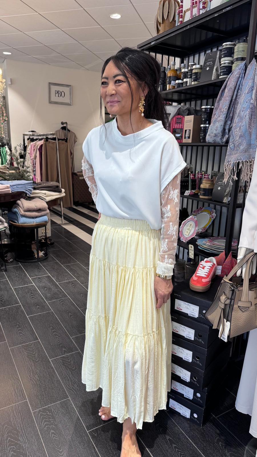 Imperial - Essential luxe top - Bianco