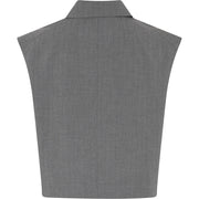 Bruuns Bazaar - Latania Linis waistcoat - Grey