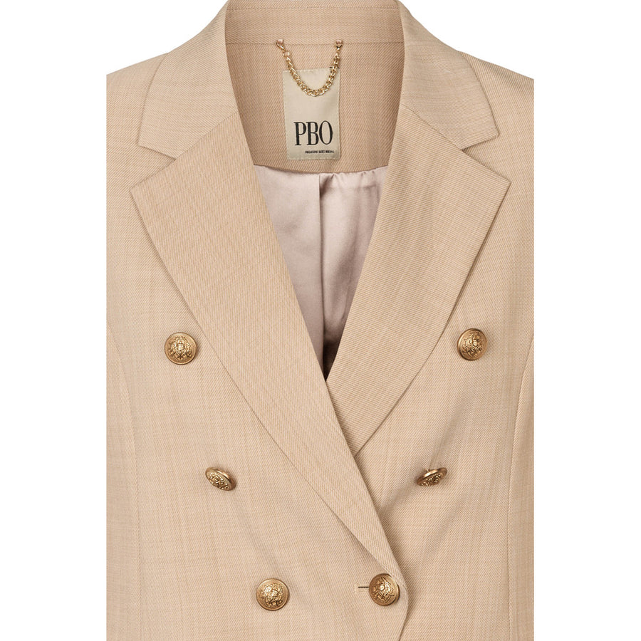 PBO - Crombie blazer - Sand Melange