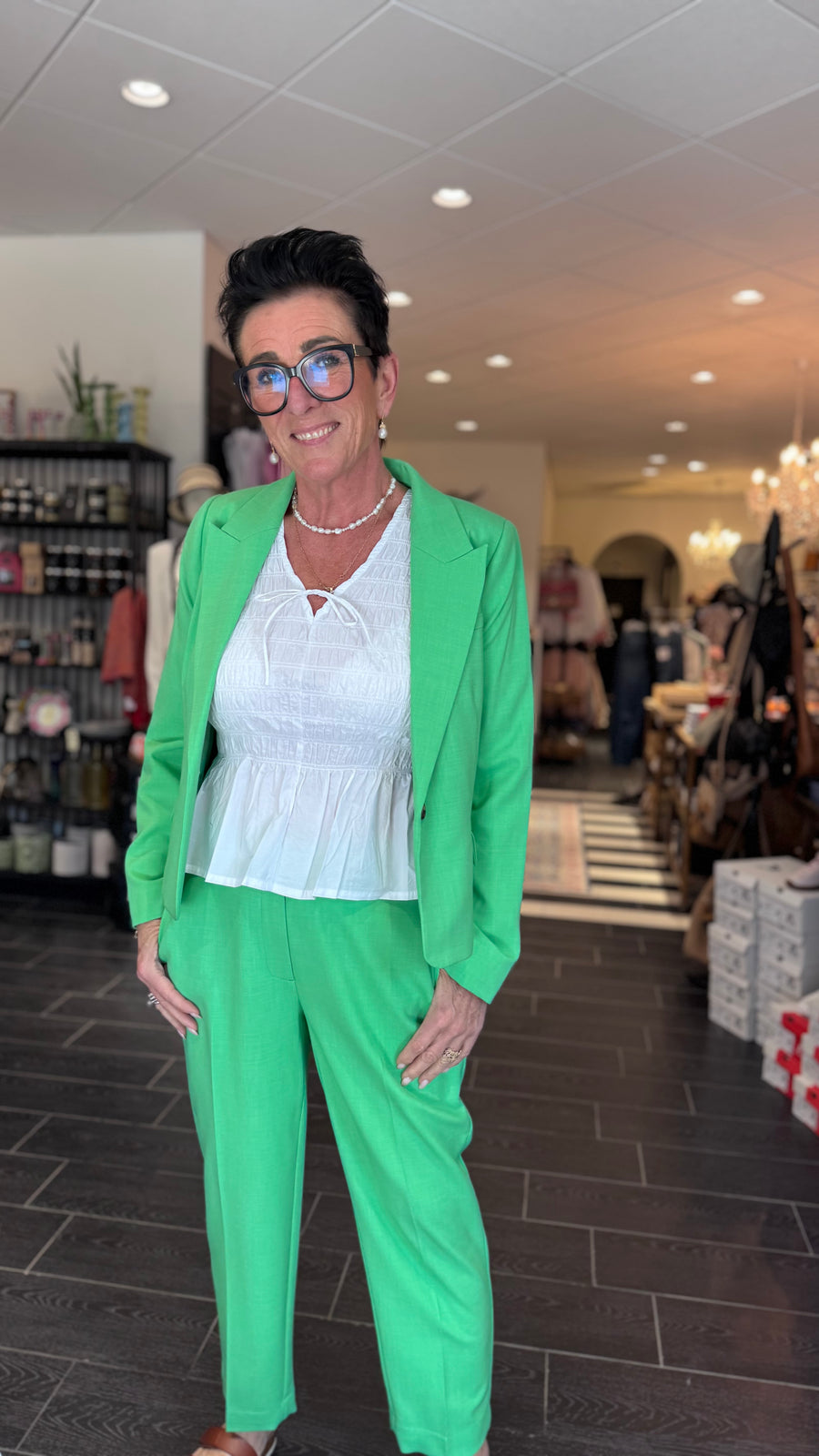 PBO - Bani short blazer - Kelly Green