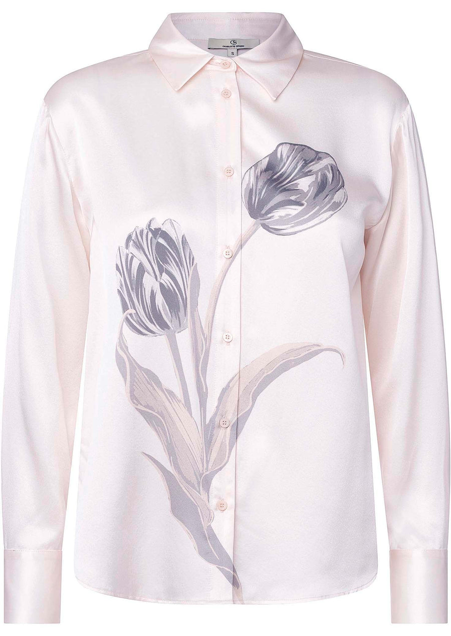 Charlotte Sparre - Tulip shirt me - Cream