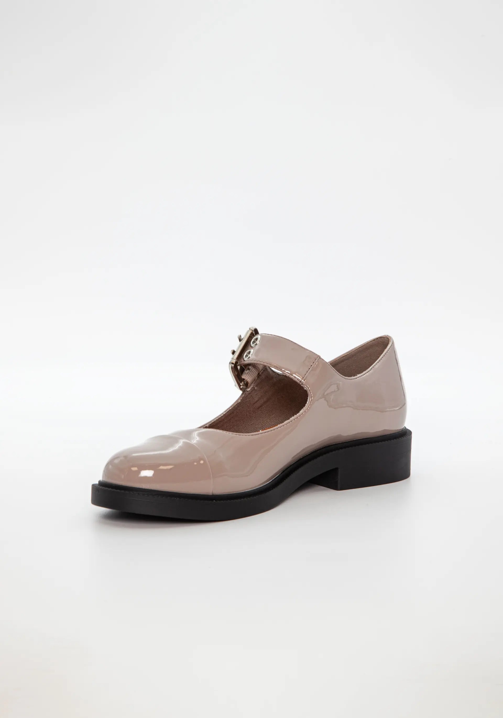 Duffy - Ballerina med rem - Taupe