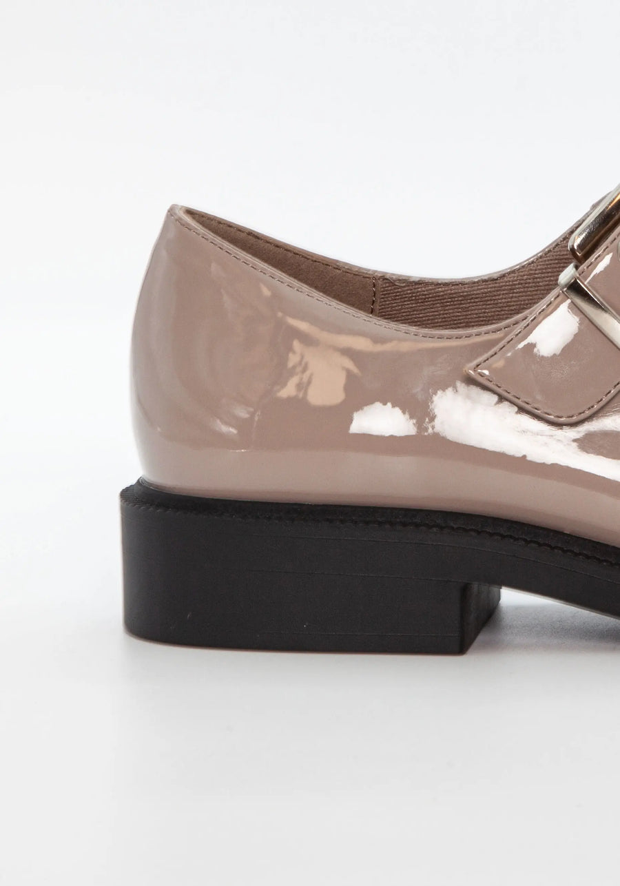 Duffy - Ballerina med rem - Taupe