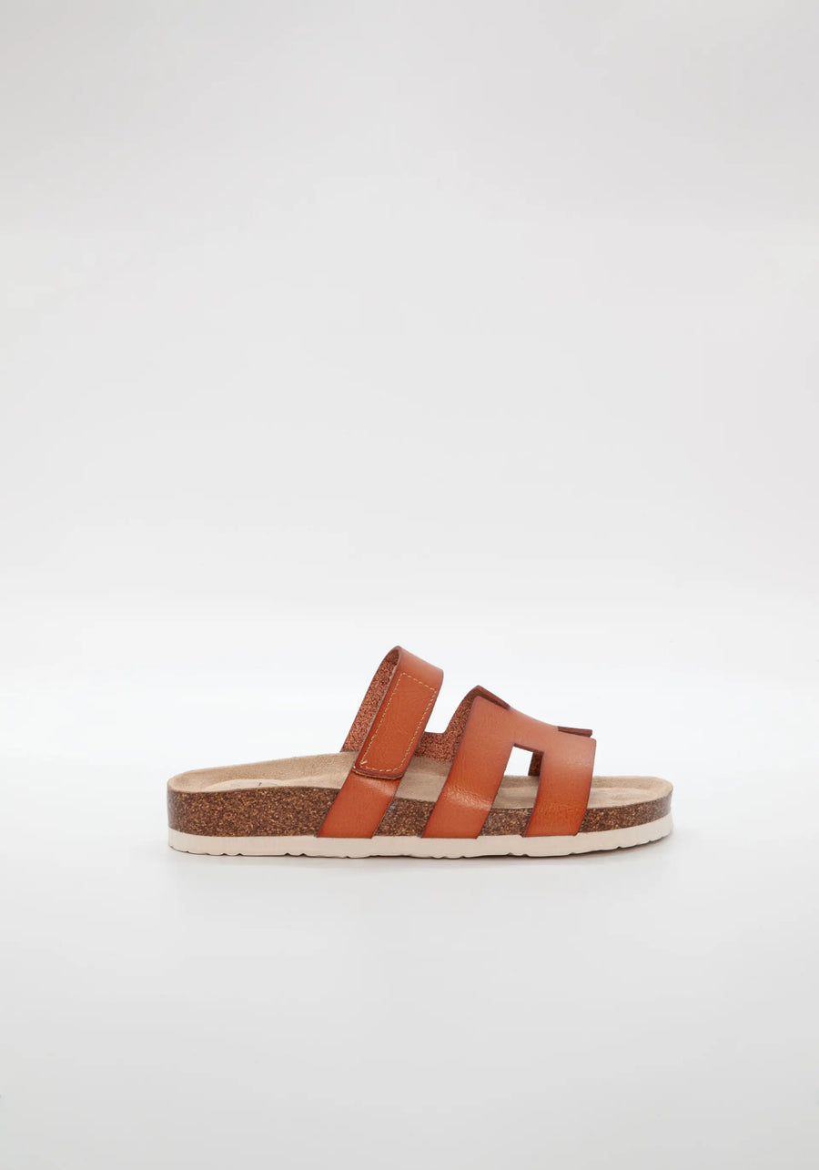 Duffy - Slippers med høj sål - Camel