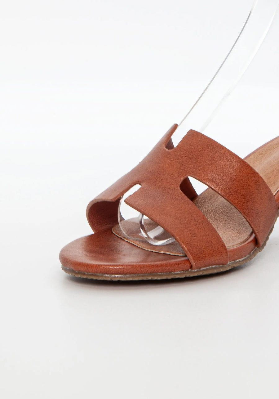 Duffy - Sandal med ankelrem - Camel